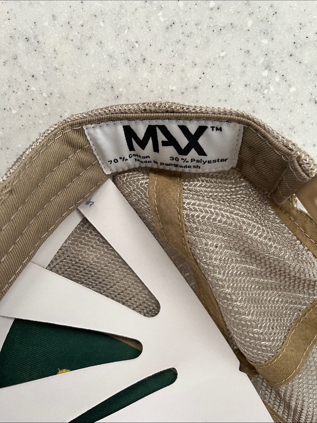 Green Bay Distressed Mesh Snapback Truckers Cap Hat Nwot By Max — image 4 of 4